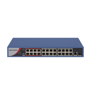 Hikvision Switch Smart 24 Ports POE 10/100Mbps + 2*GB/1*SFP – DS-3E1326P-EI/M